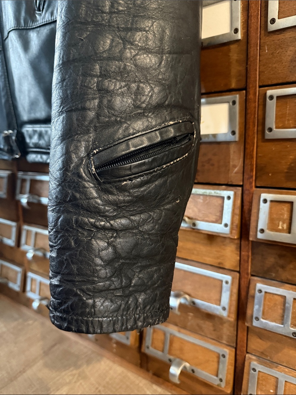 Taurus Leather Biker Racing Jacket Men’s - Picture 3 of 12